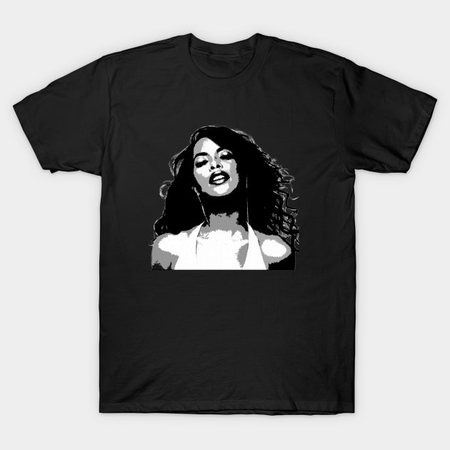 Aaliyah - Melenin Queen T-Shirt by Buff Geeks Art